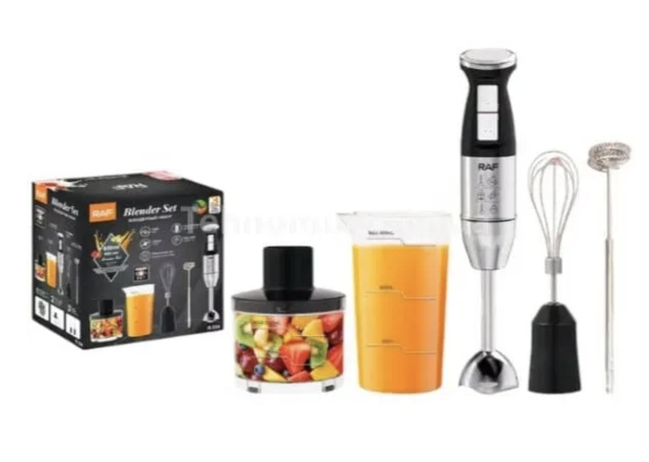 Занурювальний блендер RAF R.334 5 в 1 зі змінними насадками для щоденної кухні - мініатюра 3