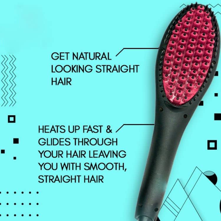 Гребінець-випрямляч HQT-906B з LED-дисплеєм і турмаліновою керамікою - мініатюра 2