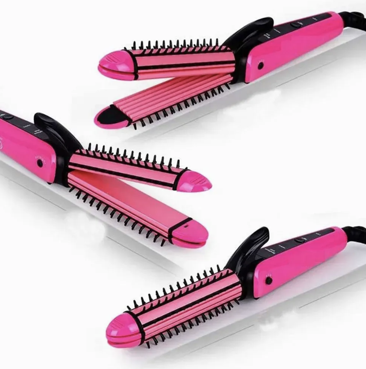 Стайлер Nova NHC-8890 3 в 1 для випрямлення, гофре та локонів - мініатюра 3