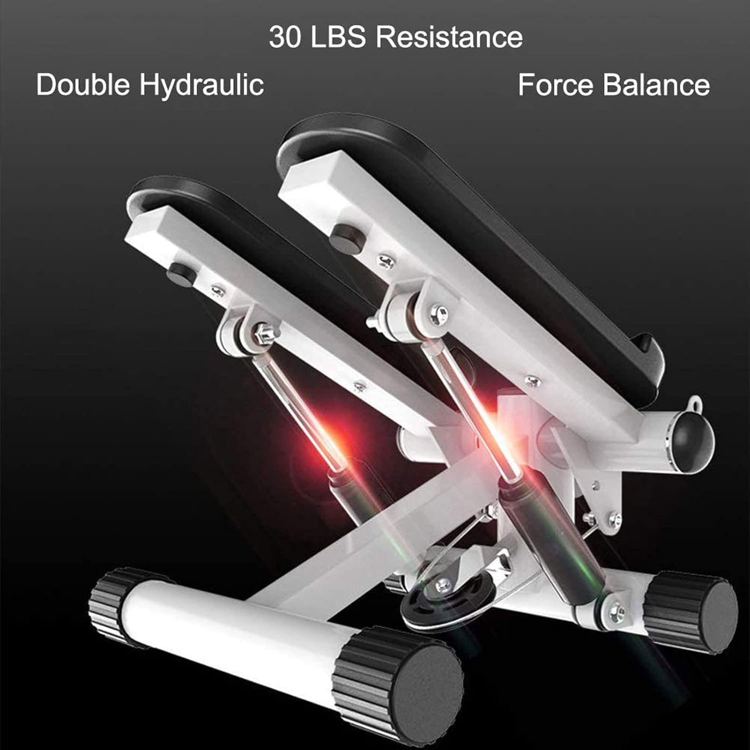 Міні-степпер XY-285 з еспандерами для рук і регулюванням висоти кроку - мініатюра 2