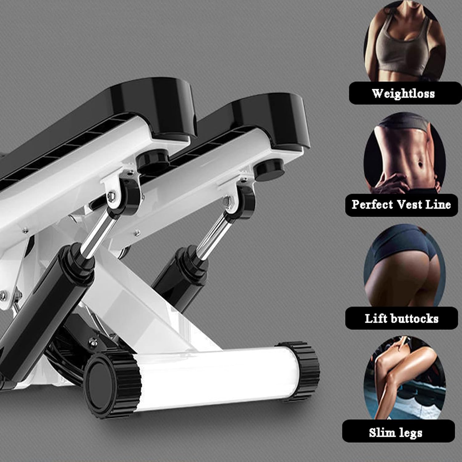 Міні-степпер XY-285 з еспандерами для рук і регулюванням висоти кроку - мініатюра 5