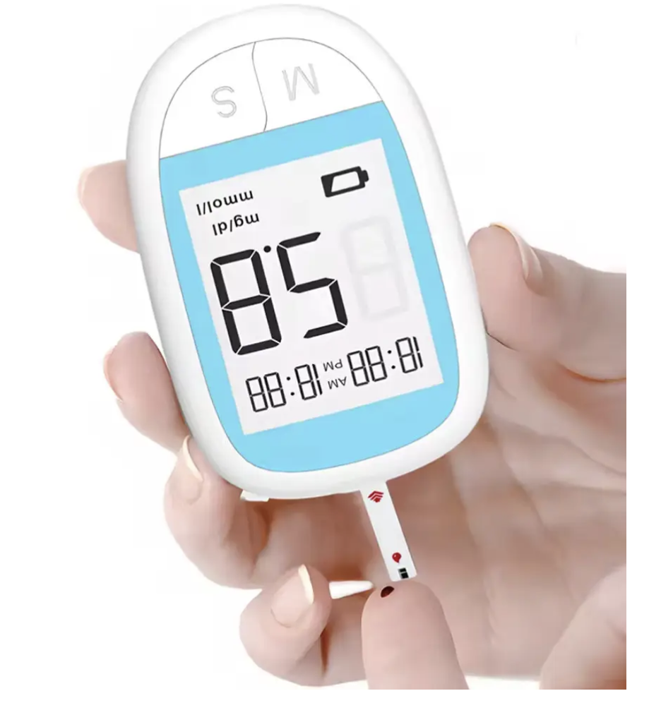 Глюкометр BGM503 з пам'яттю на 128 вимірювань і набором тест-смужок - мініатюра 4