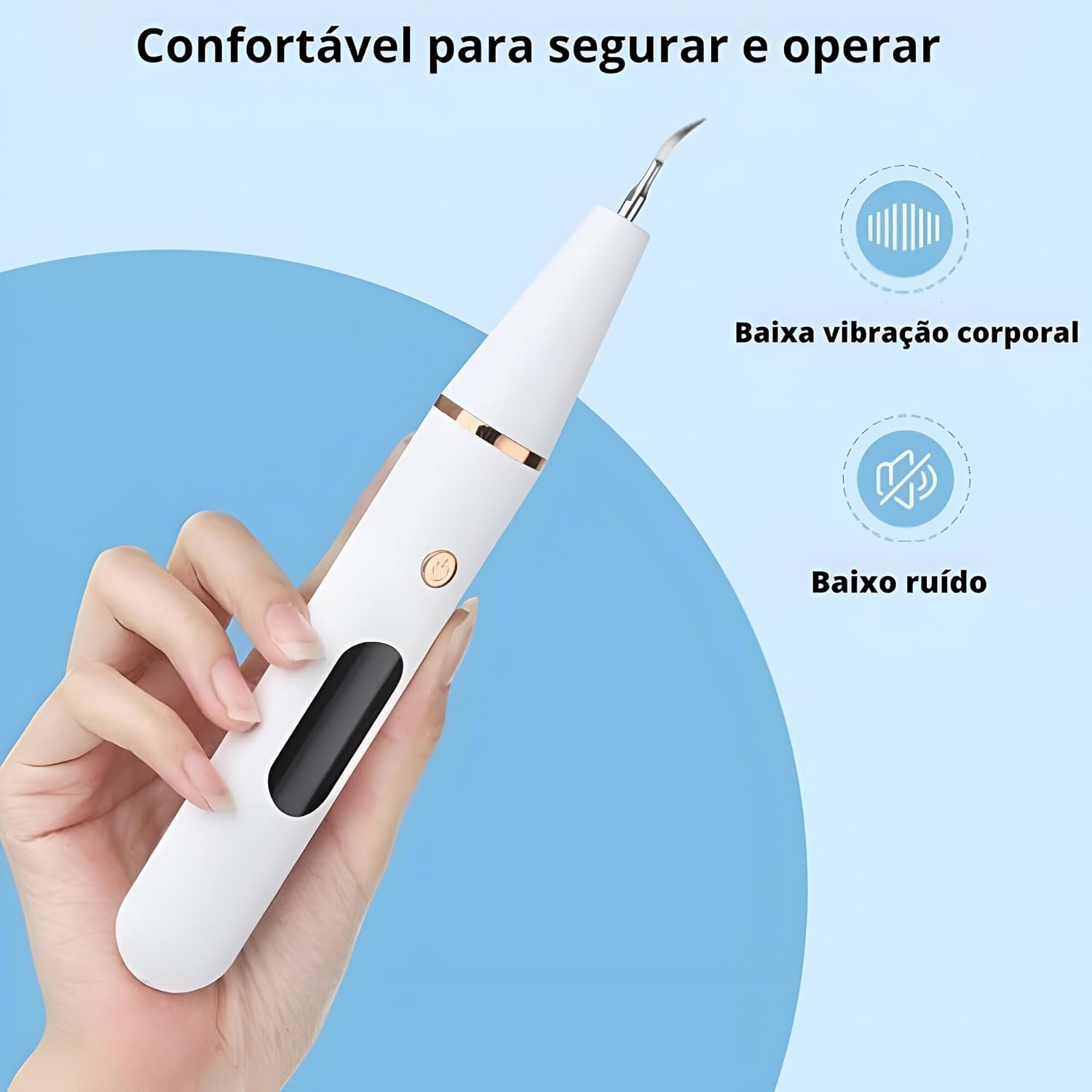 Ультразвуковий скалер HY-46 для домашнього очищення зубного нальоту - мініатюра 3