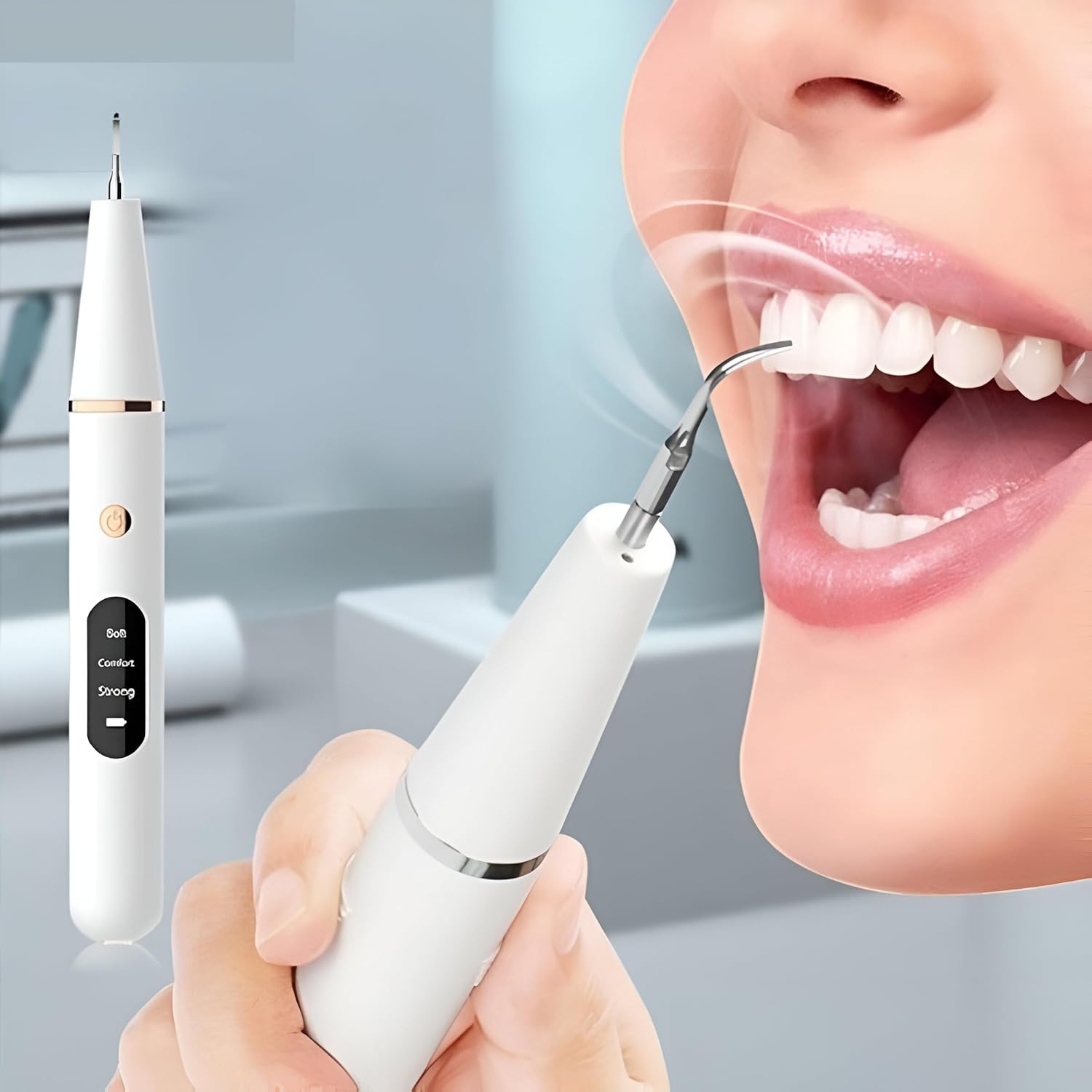 Ультразвуковий скалер HY-46 для домашнього очищення зубного нальоту - мініатюра 5