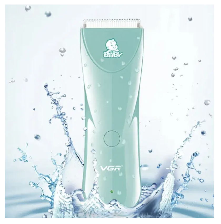 Дитяча машинка для стрижки VGR V-150 з тихою роботою і захистом IPX7 - мініатюра 3