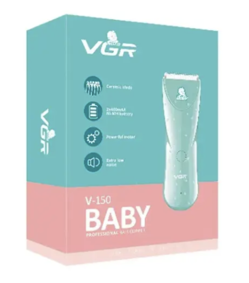Дитяча машинка для стрижки VGR V-150 з тихою роботою і захистом IPX7 - мініатюра 5