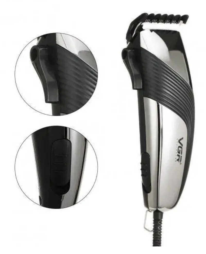 Машинка для стрижки VGR V-121 з 8 насадками для всієї родини - мініатюра 3