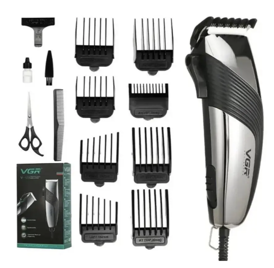 Машинка для стрижки VGR V-121 з 8 насадками для всієї родини - мініатюра 7