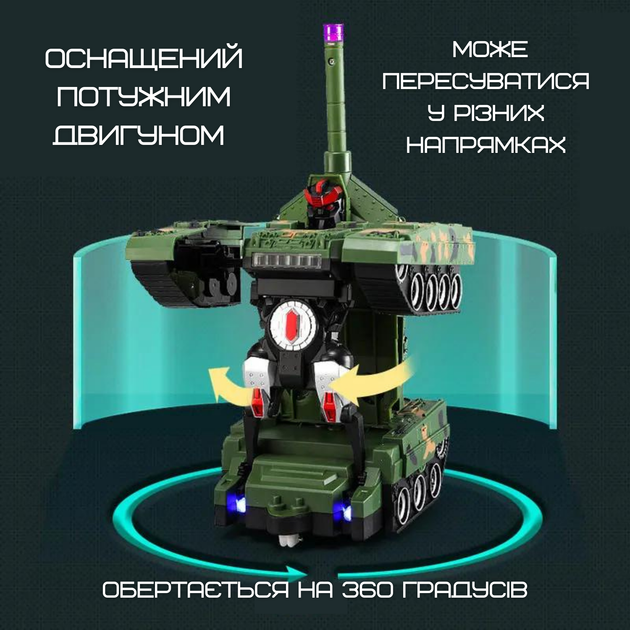 Дитяча іграшка Танк - трансформер Armored Car на радіокеруванні - мініатюра 3