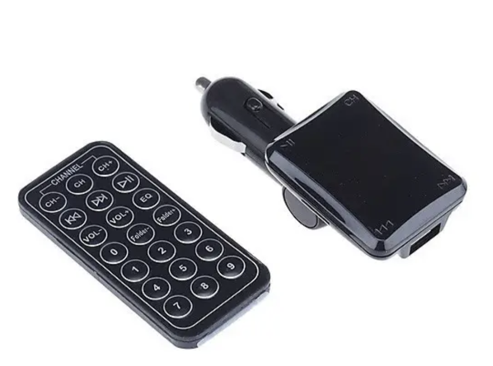FM-трансмітер H16 для авто з USB, microSD і пультом дистанційного керування - мініатюра 4