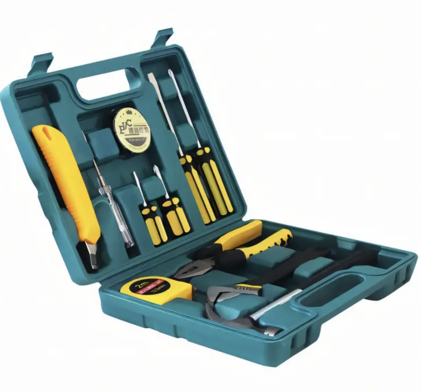 Набір інструментів ES-16 у кейсі для дому, гаража та базового ремонту - мініатюра 2