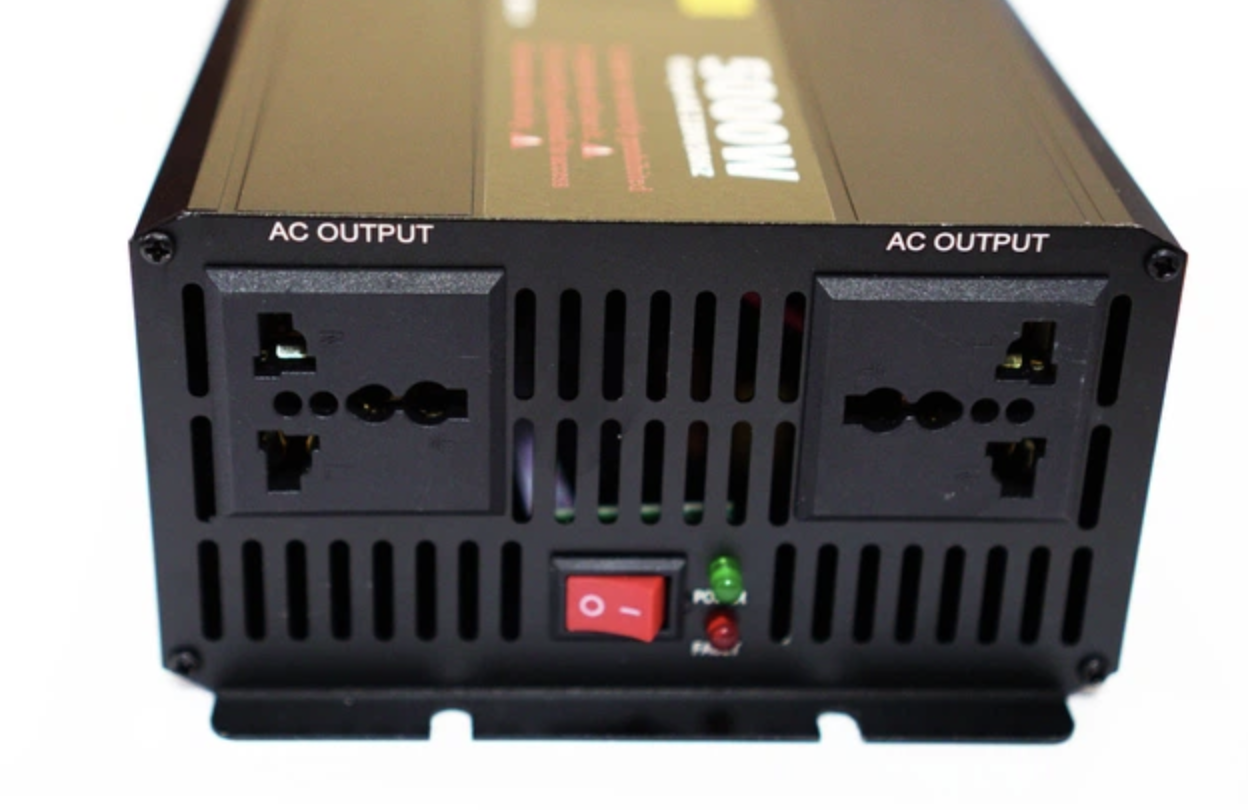 Інвертор Eryuan 12V-220V 5000W з чистою синусоїдою і LCD-вольтметром - мініатюра 6