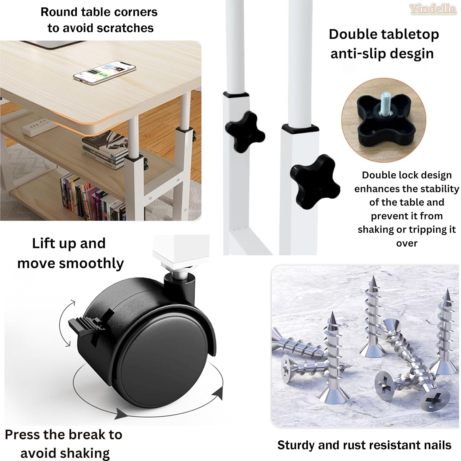 Столик G-60 компактний для ноутбука, навчання і роботи з дивана - мініатюра 3