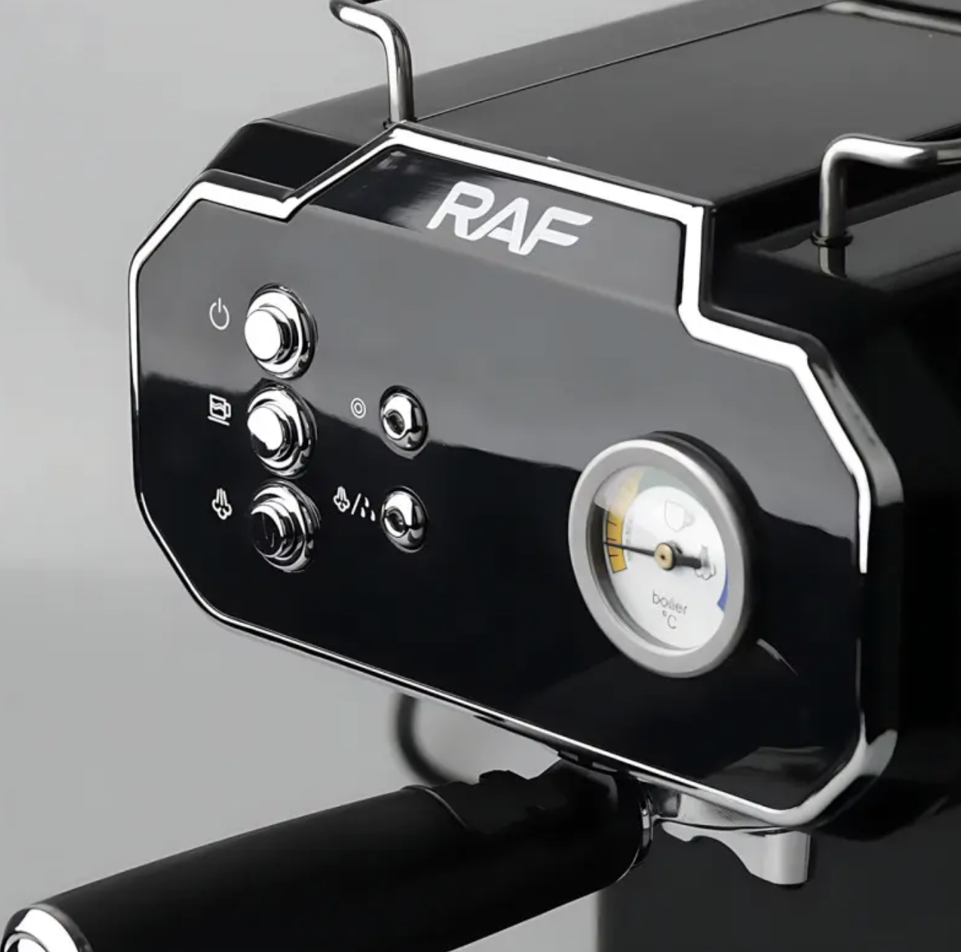 Кавомашина RAF R.104W 1.8 л у білому корпусі з капучинатором - мініатюра 2