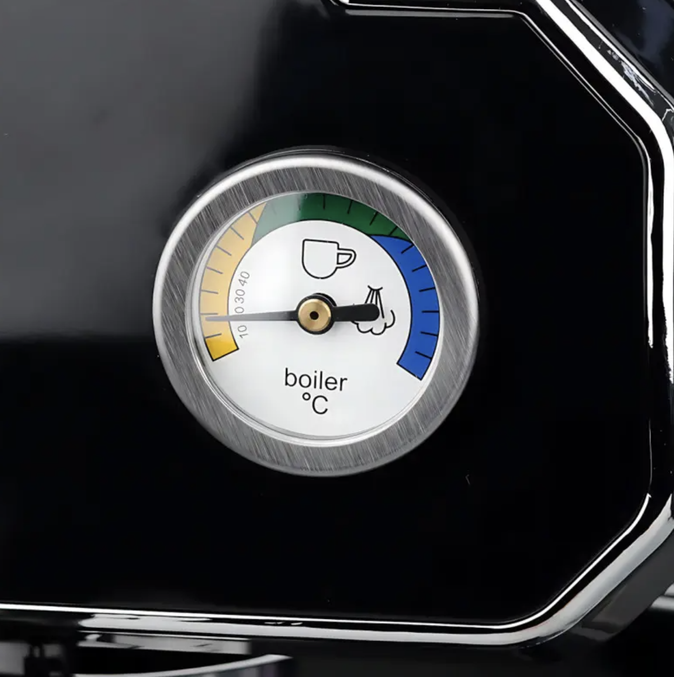 Кавомашина RAF R.104W 1.8 л у білому корпусі з капучинатором - мініатюра 4