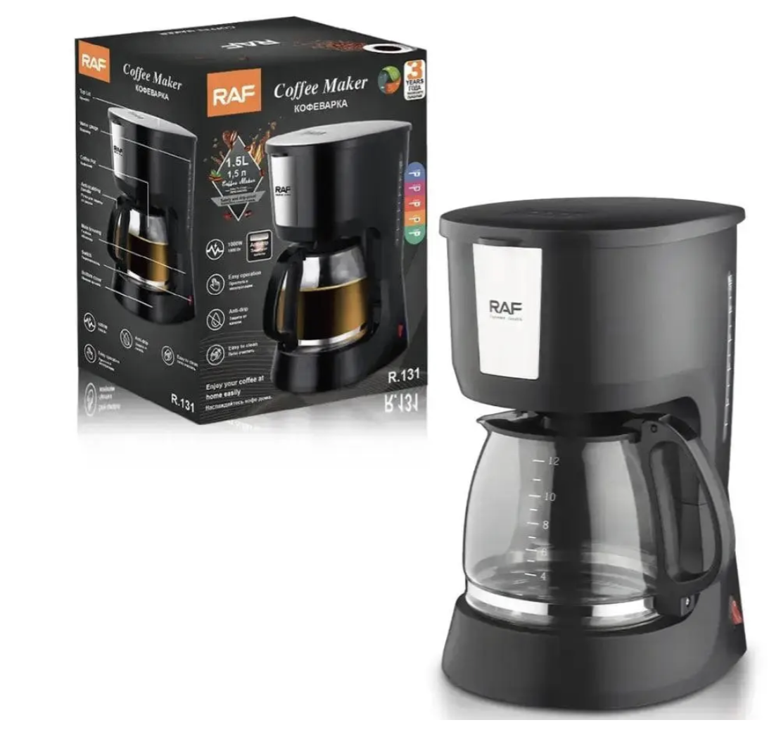 Крапельна кавоварка RAF R.131 1.5 л з багаторазовим фільтром - мініатюра 5
