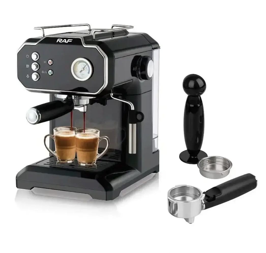Кавоварка 1,8 л 850 Вт RAF R.104B для ідеальної кави ∙ Кавоварка RAF R.104B 2 л 850 Вт подвійний цикл заварювання антикрапля