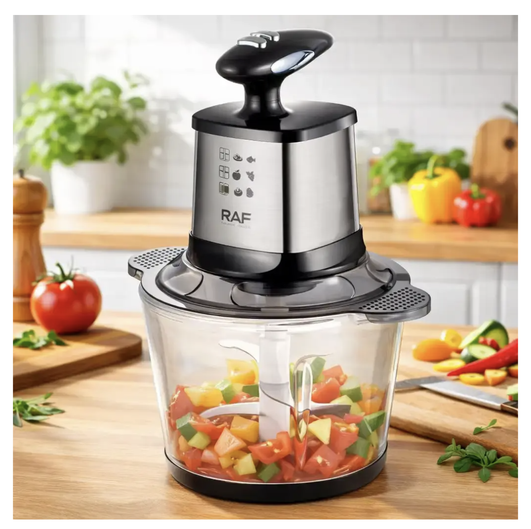 Подрібнювач RAF R.7703 3 л для м'яса, овочів і щоденних кухонних задач - мініатюра 4