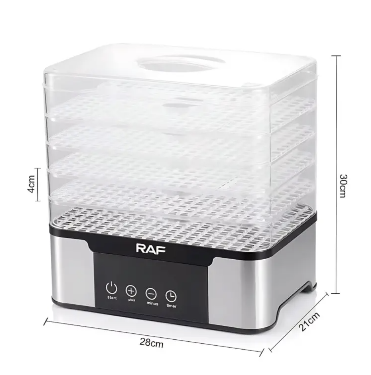 Дегідратор RAF R.6801 для фруктів, овочів, м'яса і домашніх заготовок - мініатюра 3