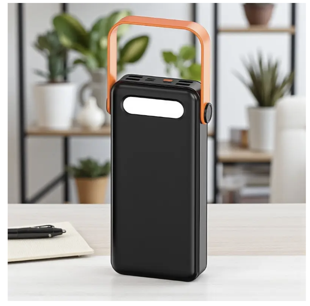 Power Bank YM-642 50000 мАг з 4 USB, дисплеєм і LED-ліхтариком - мініатюра 3