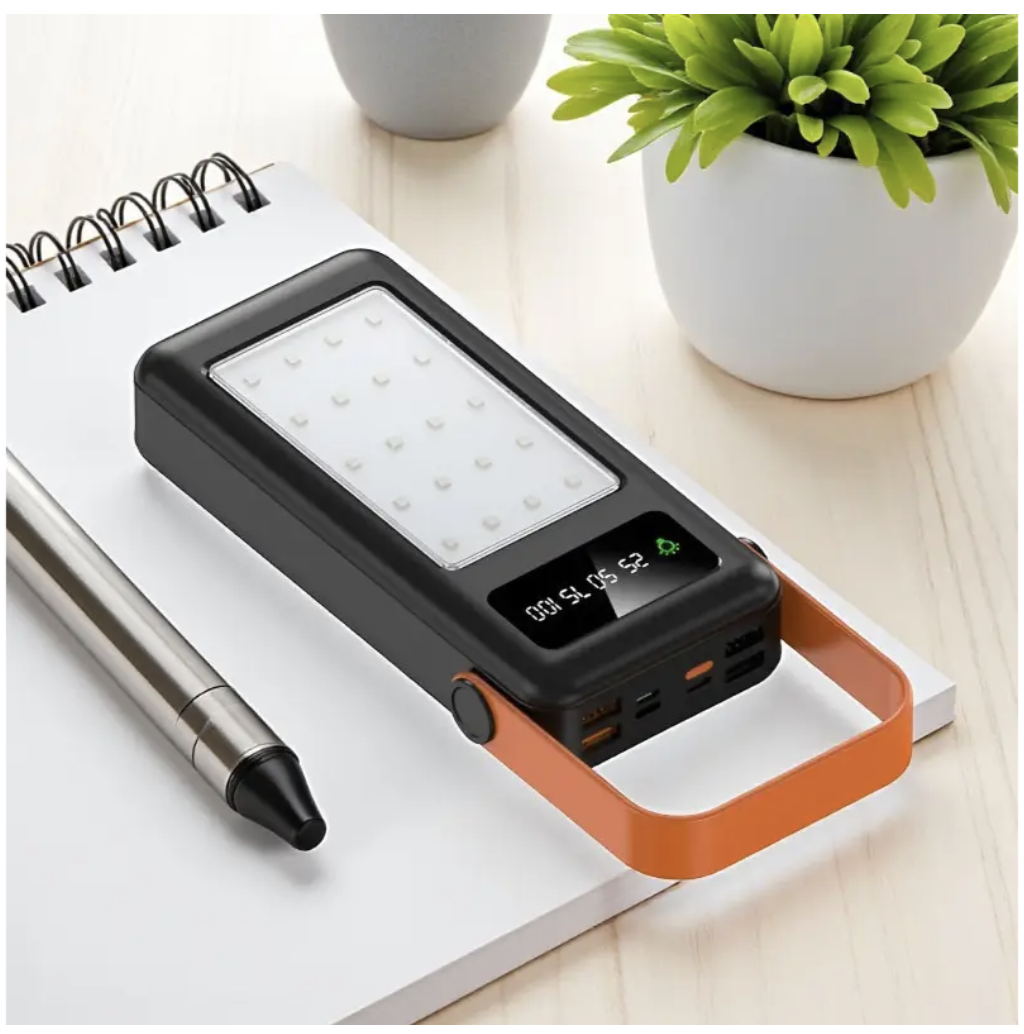 Power Bank YM-642 50000 мАг з 4 USB, дисплеєм і LED-ліхтариком - мініатюра 4