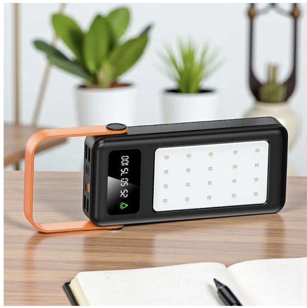 Power Bank YM-642 50000 мАг з 4 USB, дисплеєм і LED-ліхтариком - мініатюра 5