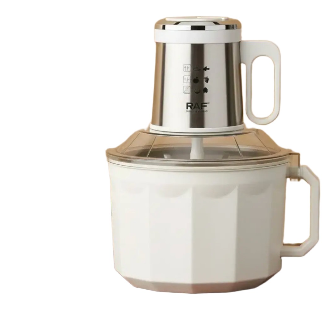 Кухонний комбайн з нержавіючої сталі RAF R.7730, 5 л ∙ Подрібнювач RAF R.7730 500W 5L — незамінний помічник на вашій кухні