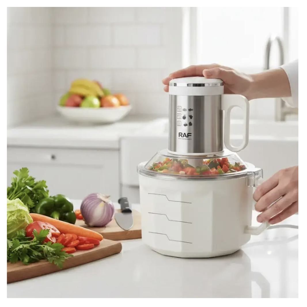 Кухонний комбайн RAF R.7730 5 л з імпульсним режимом і багаторівневими ножами - мініатюра 2
