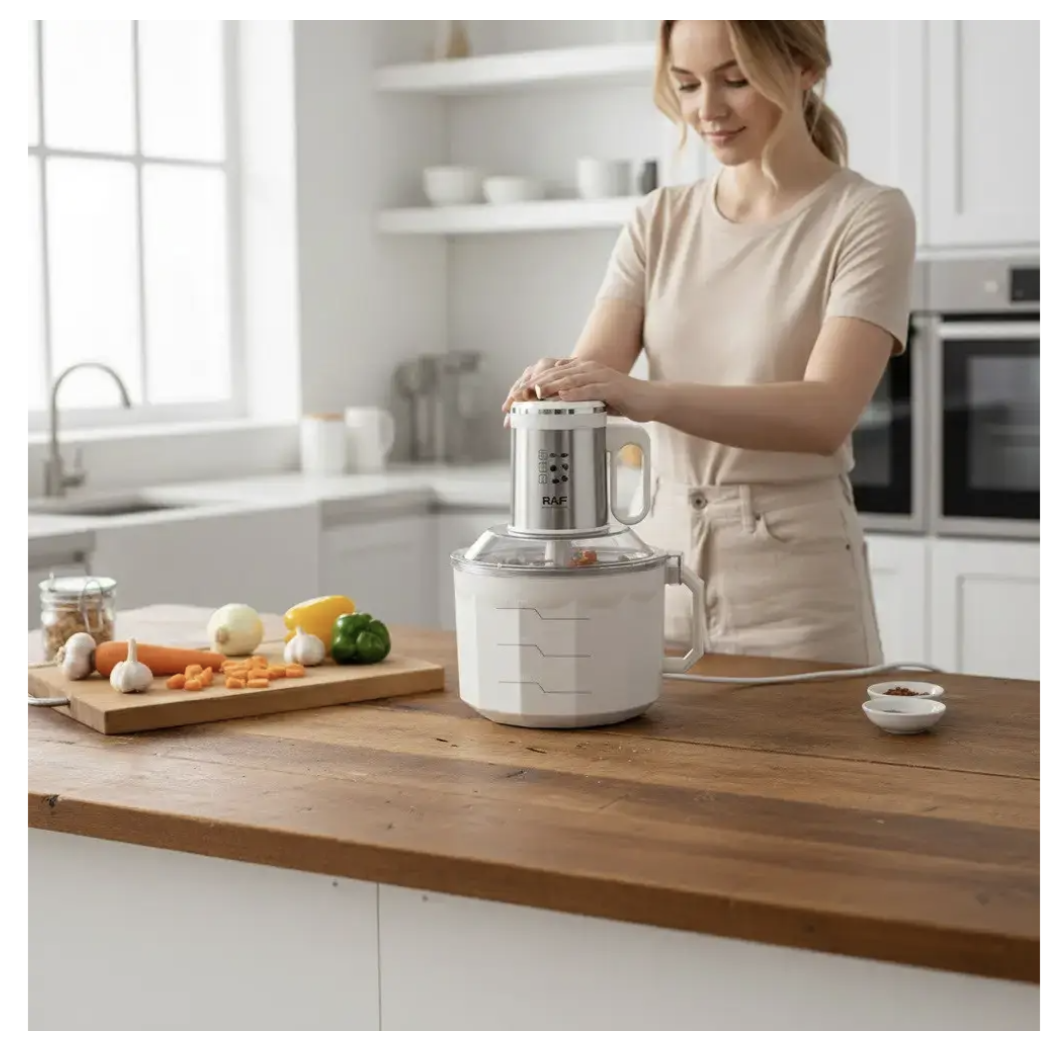 Кухонний комбайн RAF R.7730 5 л з імпульсним режимом і багаторівневими ножами - мініатюра 4