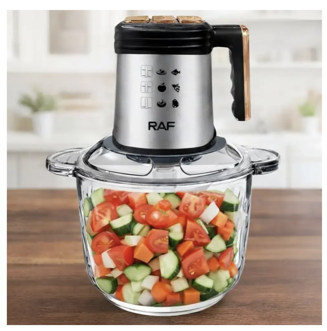Кухонний комбайн RAF R.3366 5 л зі скляною чашею - мініатюра 2