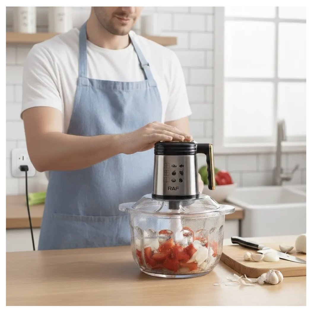 Кухонний комбайн RAF R.3366 5 л зі скляною чашею - мініатюра 5
