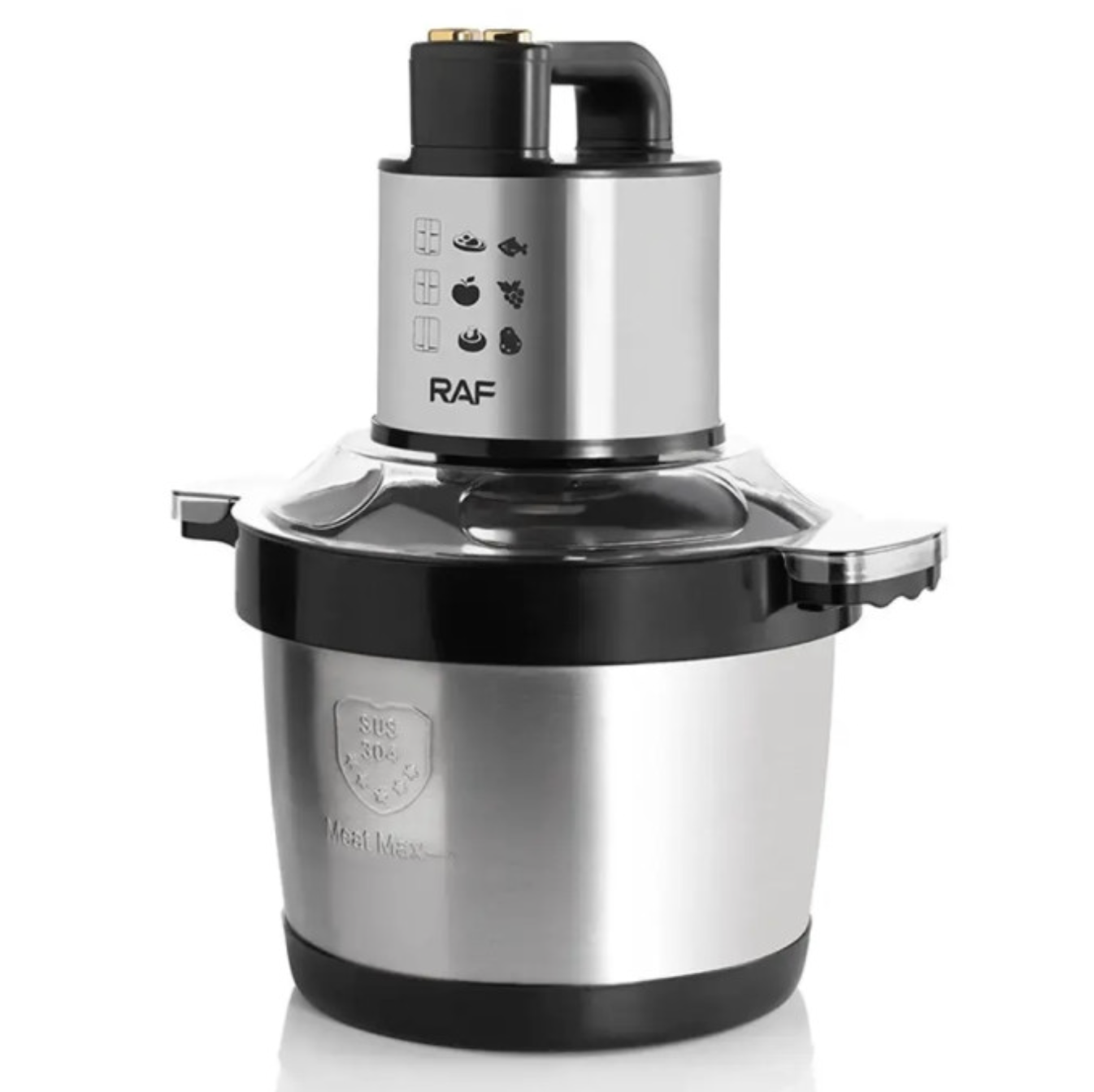 Кухонний комбайн RAF R.7735 6 л з металевою чашею та 4 ножами - мініатюра 4