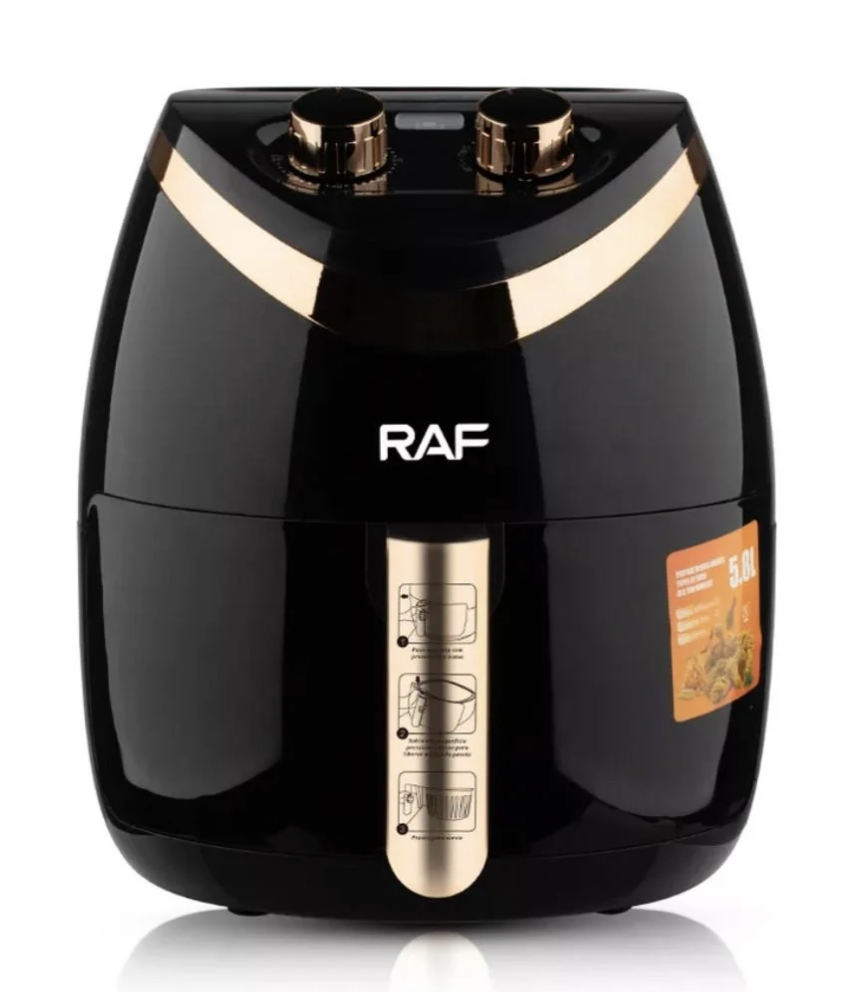 Фритюрниця RAF R.5232B, 5,8 л смачна і здорова їжа без олії ∙ Аерофрітюрниця RAF R.5232B — ваш незамінний помічник на кухні