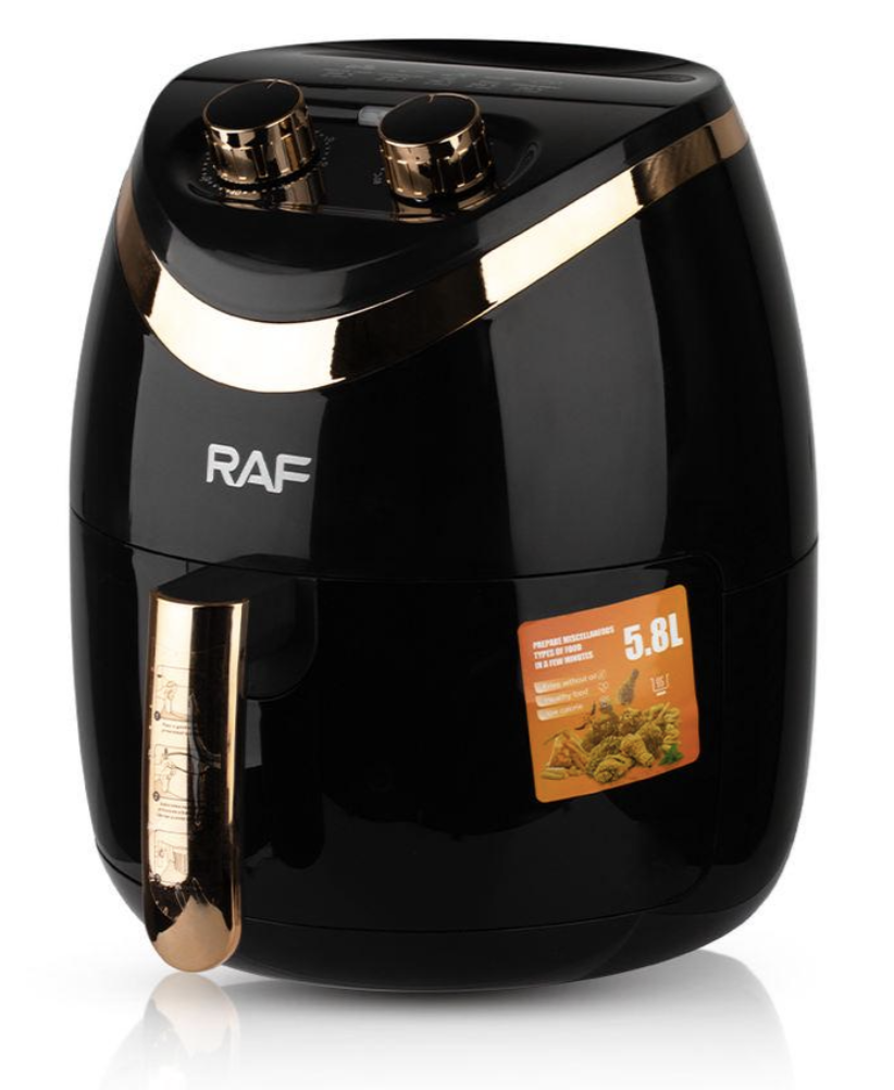 Аерофритюрниця RAF R.5232B 5.8 л для здорового приготування без олії - мініатюра 6