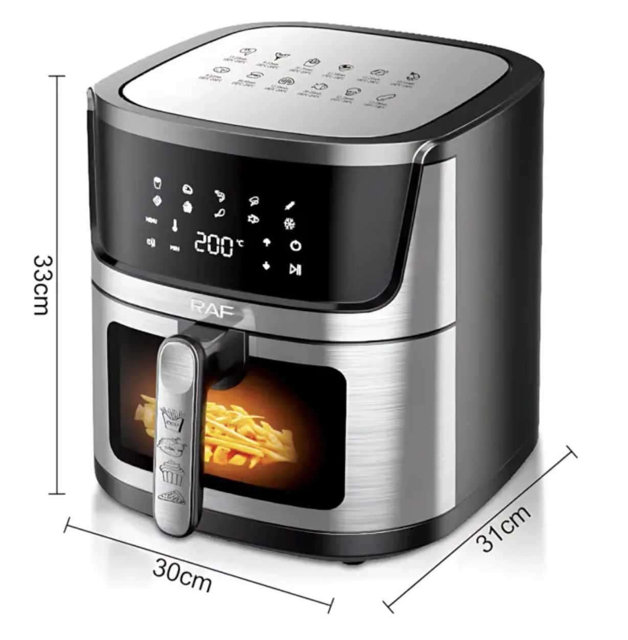 Аерофритюрниця RAF R.5395 9 л для великої родини - мініатюра 6