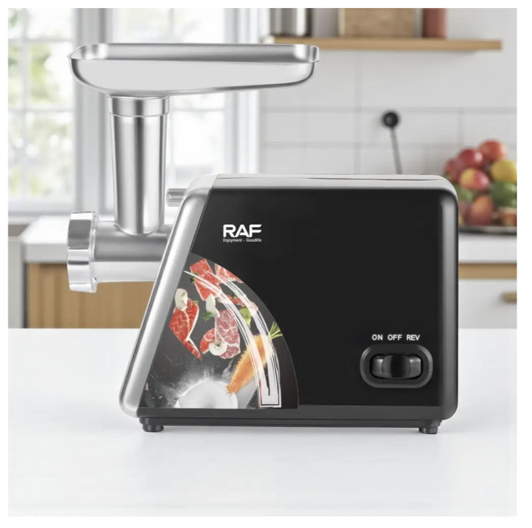 Електрична м'ясорубка RAF R.3383 2500 Вт з реверсом і насадками - мініатюра 8