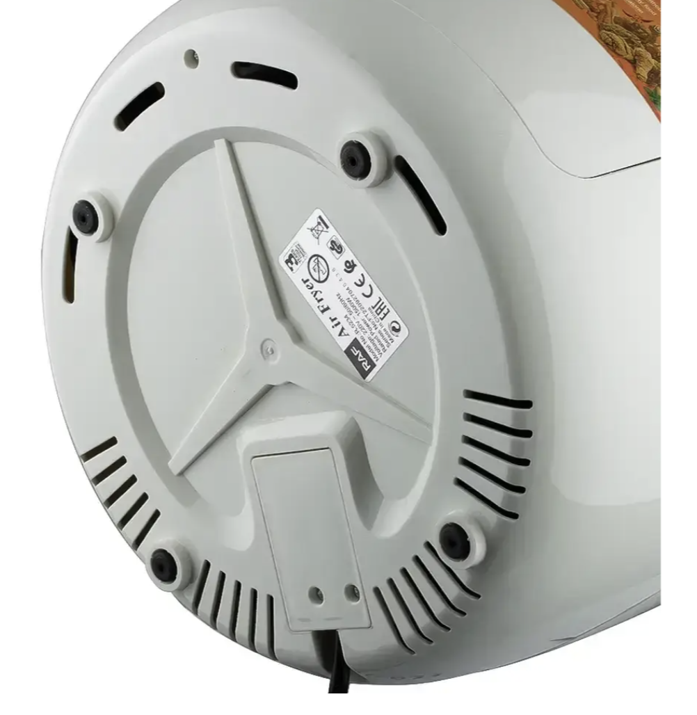 Аерофритюрниця RAF R.5234W 5.8 л для приготування без олії - мініатюра 5