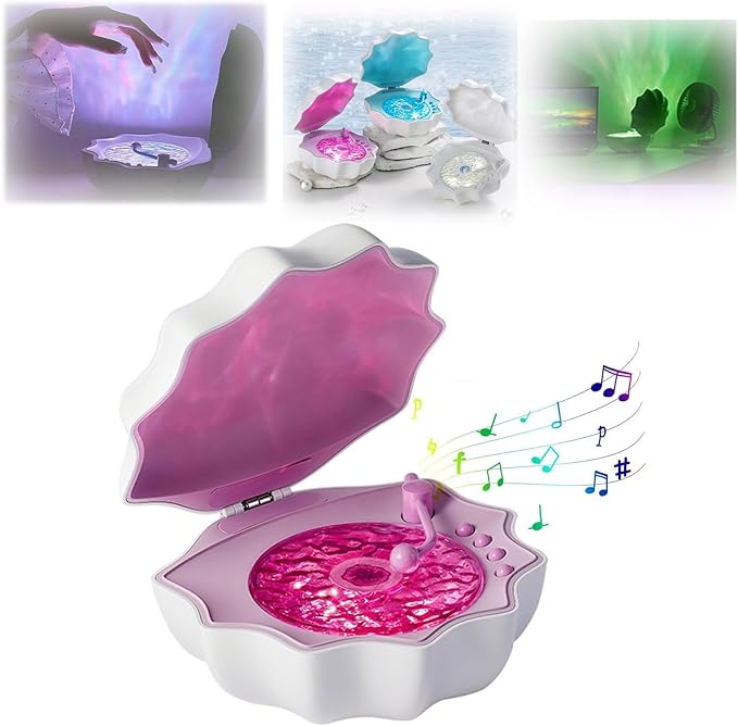 Нічник-колонка Мушля з Bluetooth для затишку та м'якого світла - мініатюра 4