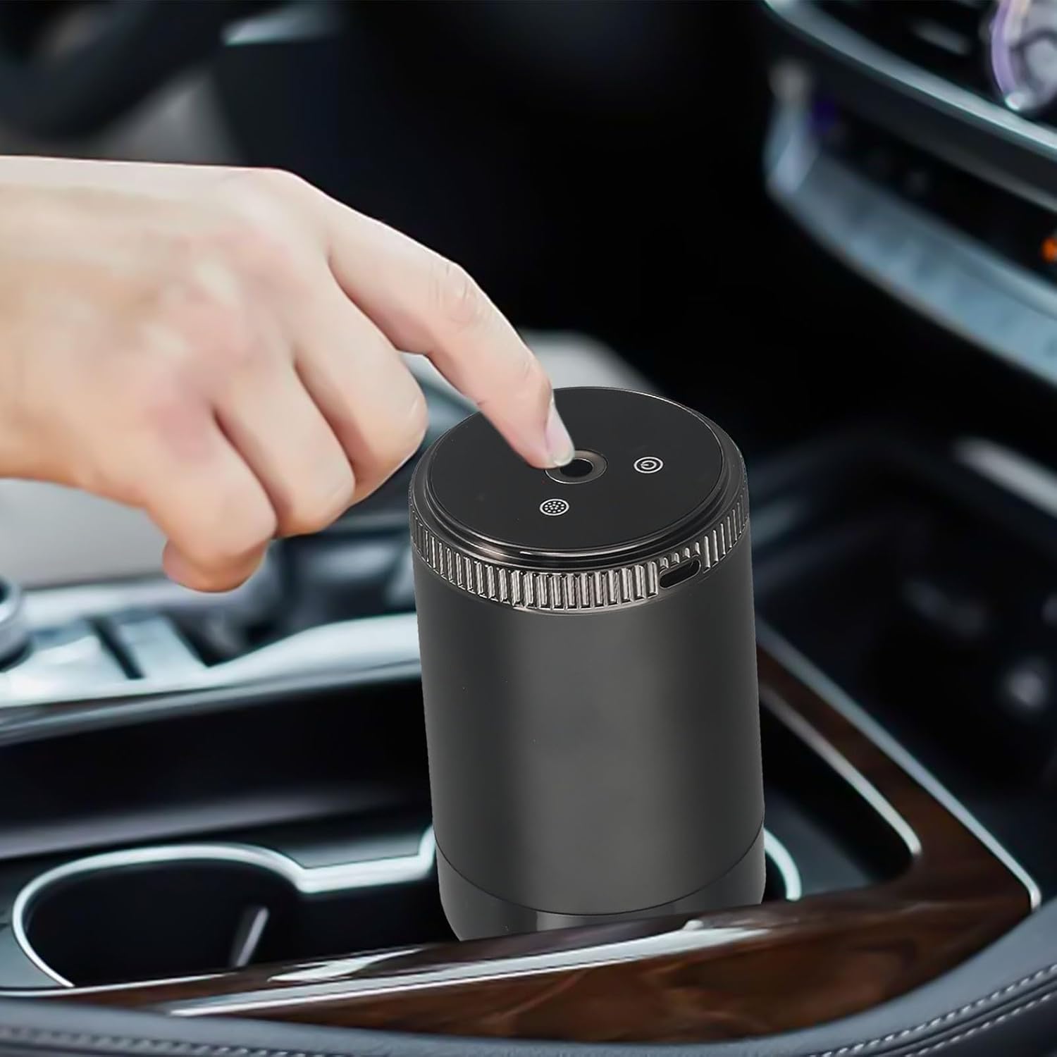 Розумний автомобільний ароматизатор з USB, парфумом і проекцією неба - мініатюра 6