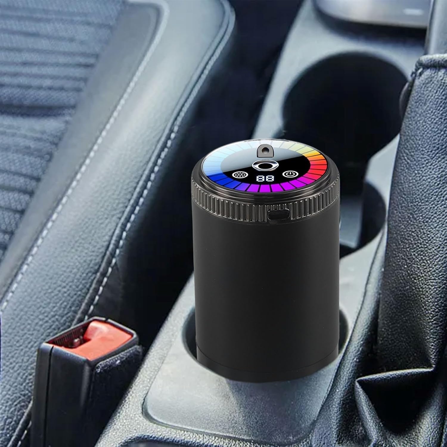 Розумний автомобільний ароматизатор з USB, парфумом і проекцією неба - мініатюра 8