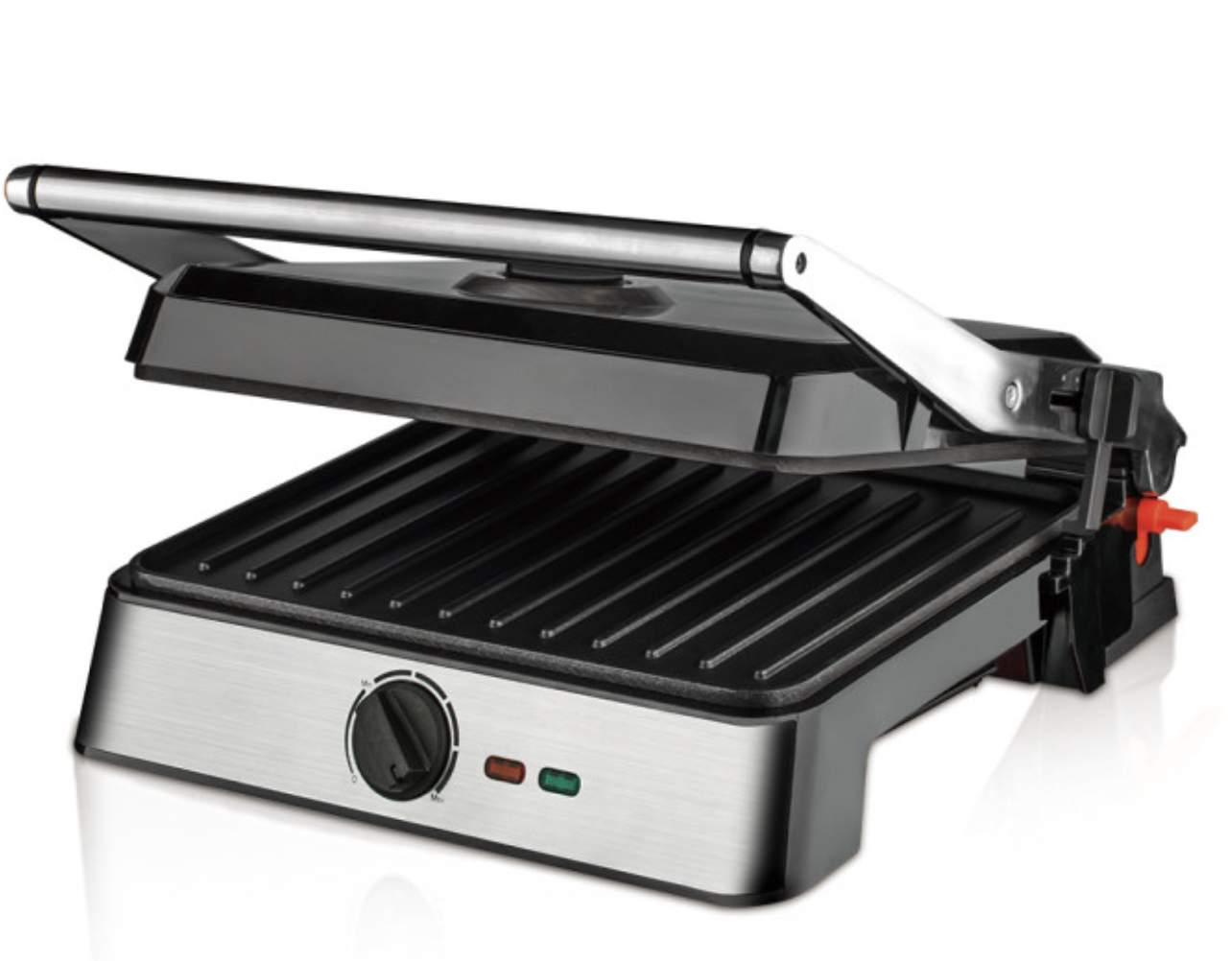 Сендвіч-гриль RAF R.561 Panini Maker з рифленими плитами - мініатюра 3