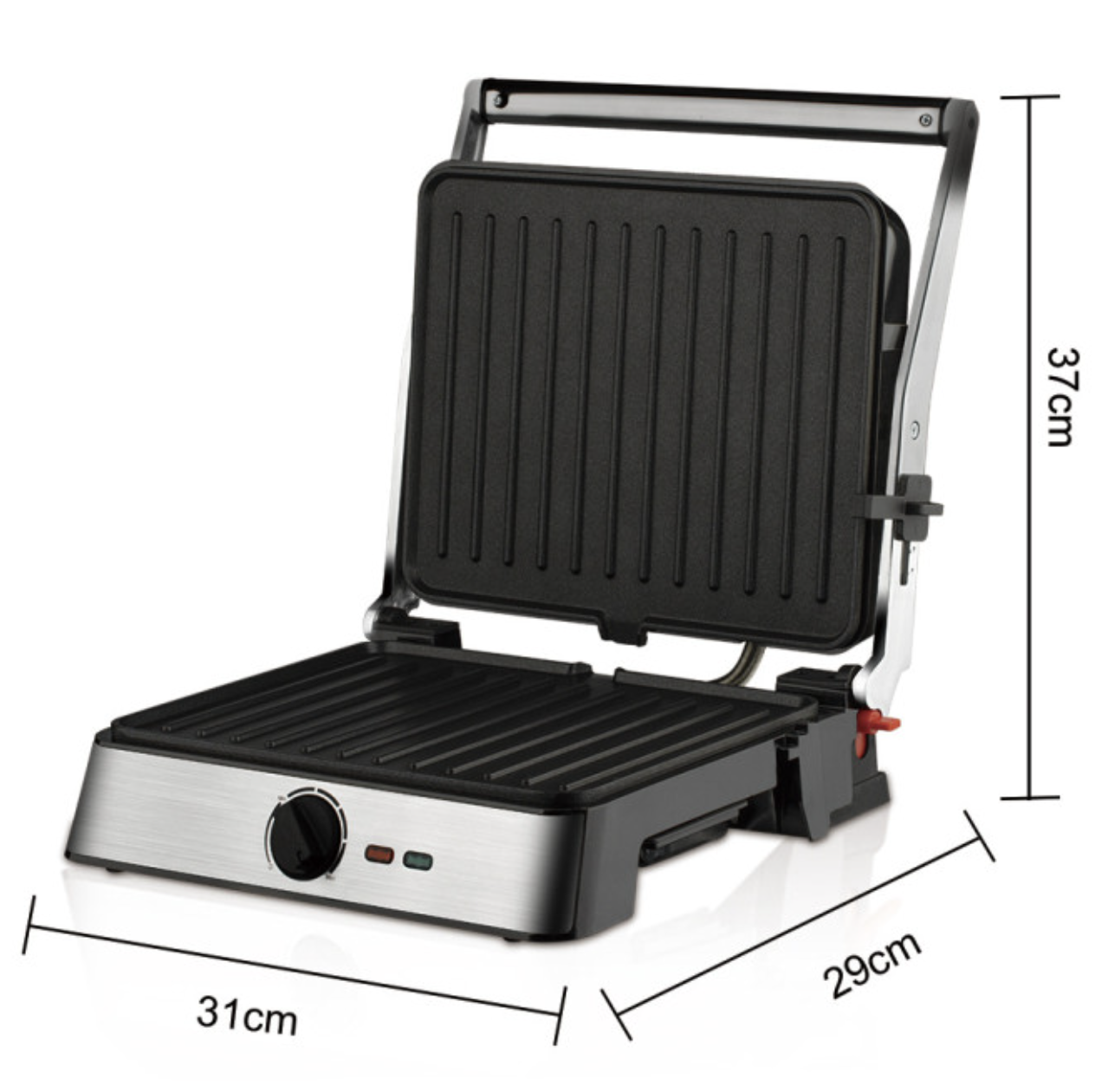 Сендвіч-гриль RAF R.561 Panini Maker з рифленими плитами - мініатюра 8