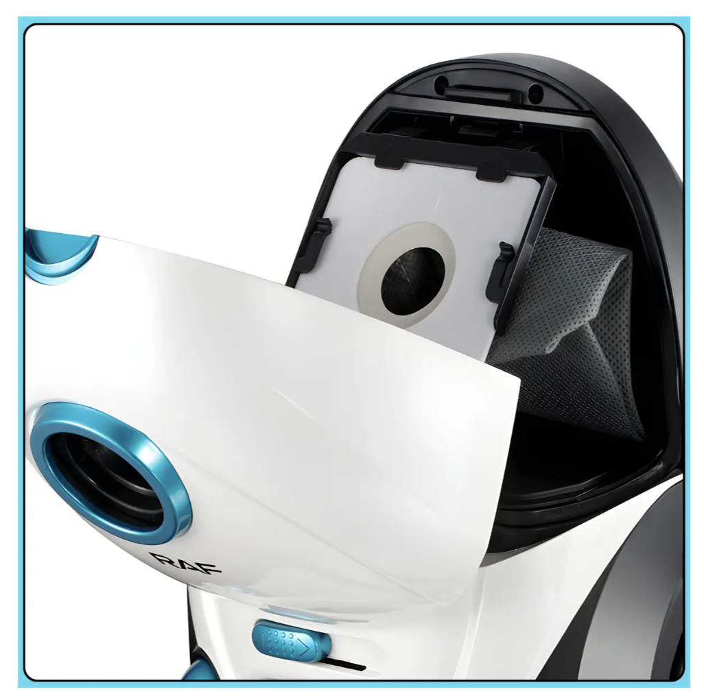 Побутовий пилосос RAF R.8661W з циклонною системою та контейнером 2 л - мініатюра 6