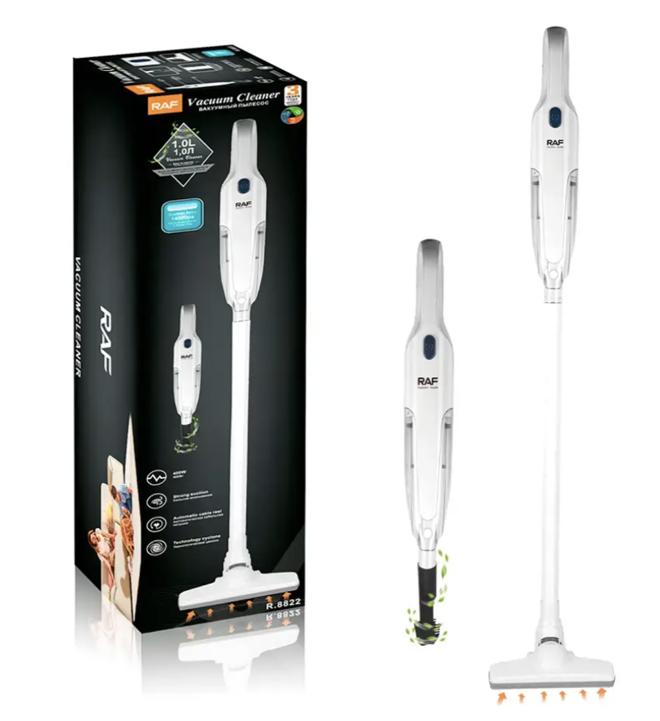 Пилосос Vacuum Cleaner RAF R.8822W для бездоганного прибирання ∙ Вертикальний і ручний пилосос 2в1 RAF R.8822W