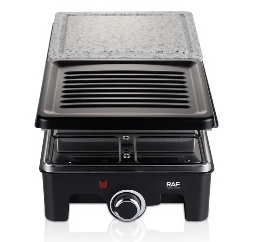 Раклетниця-гриль RAF R.5425 з кам'яною плитою та 8 сковорідками - мініатюра 5