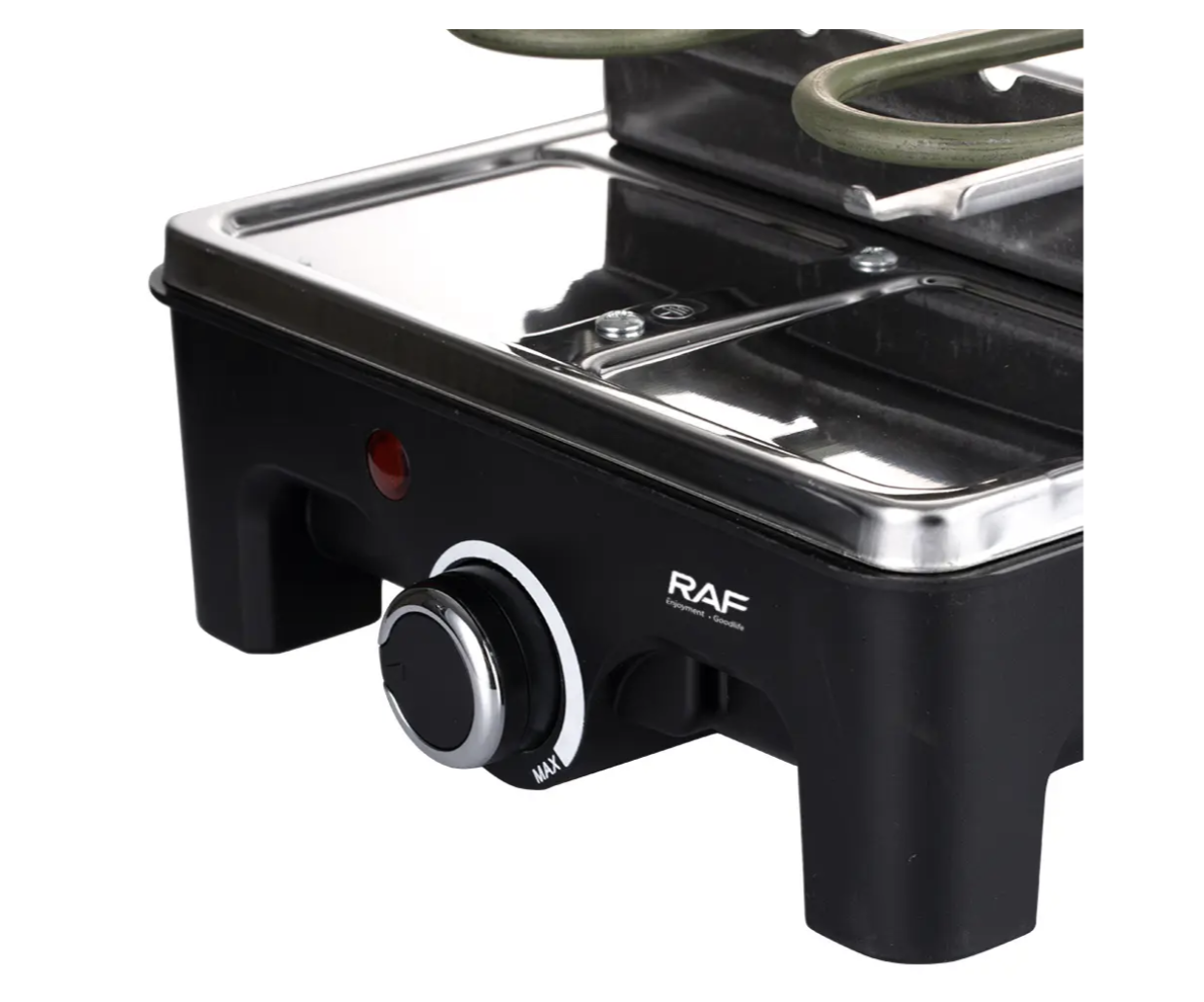 Раклетниця-гриль RAF R.5425 з кам'яною плитою та 8 сковорідками - мініатюра 9