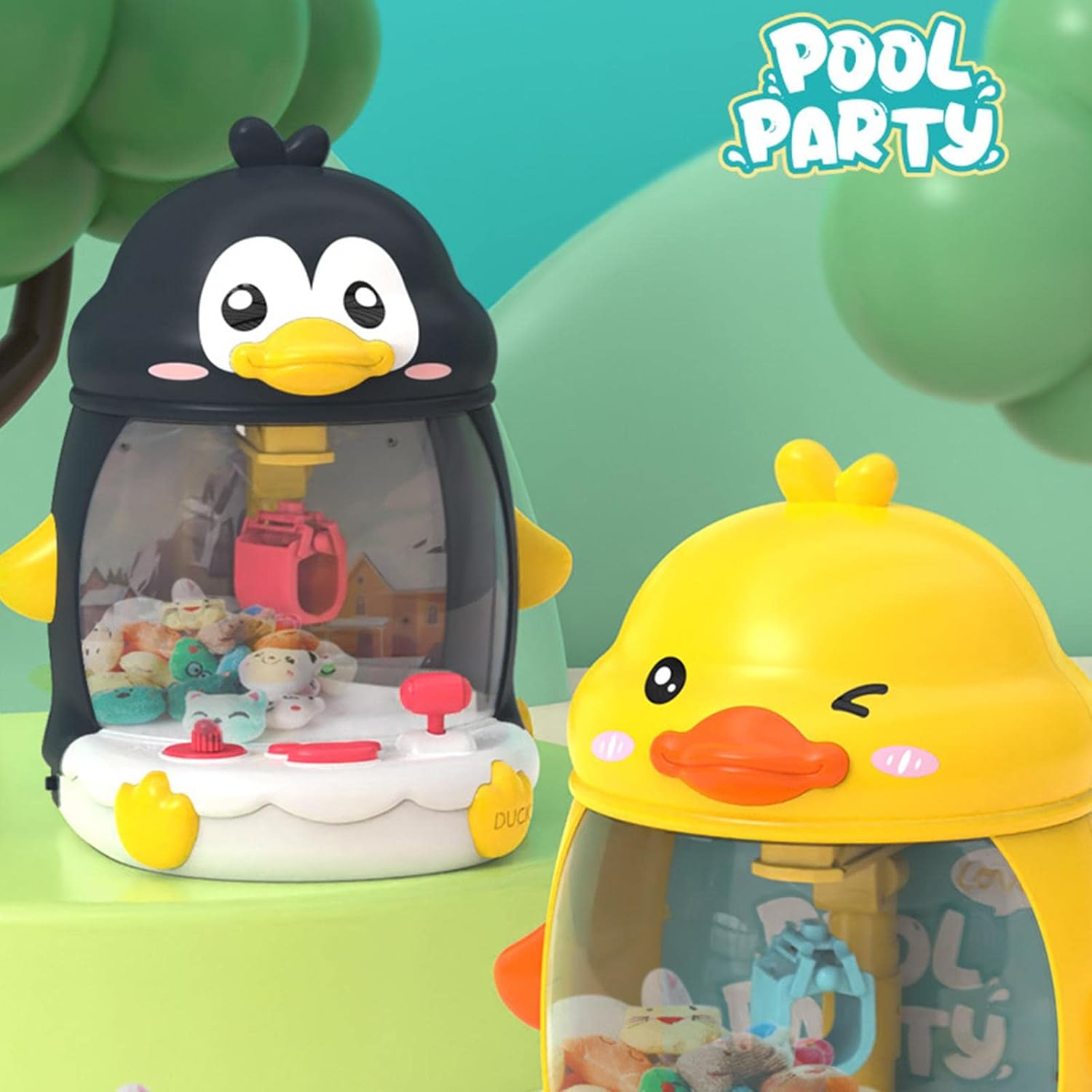 Дитячий автомат з краном Пінгвін для лову м'яких іграшок - мініатюра 5