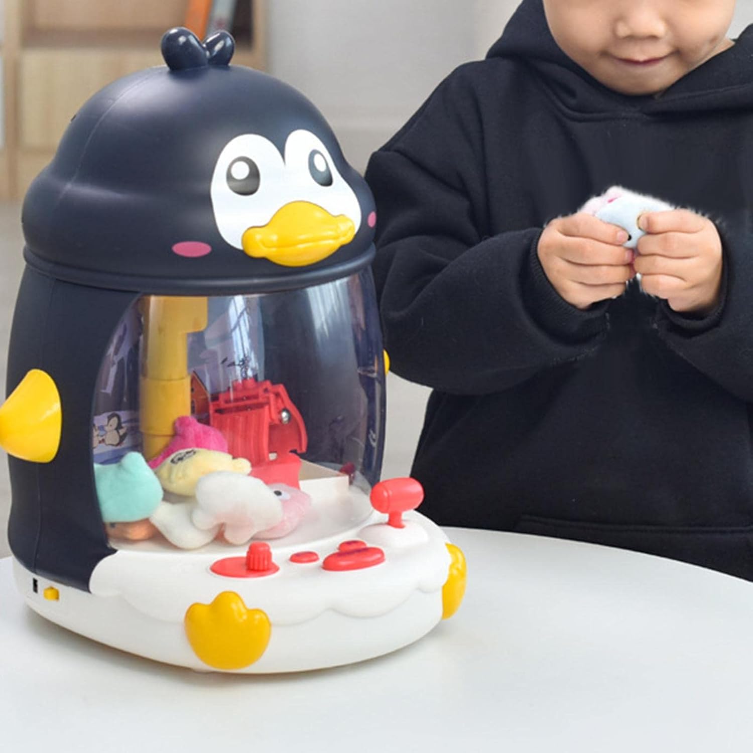 Дитячий автомат з краном Пінгвін для лову м'яких іграшок - мініатюра 7