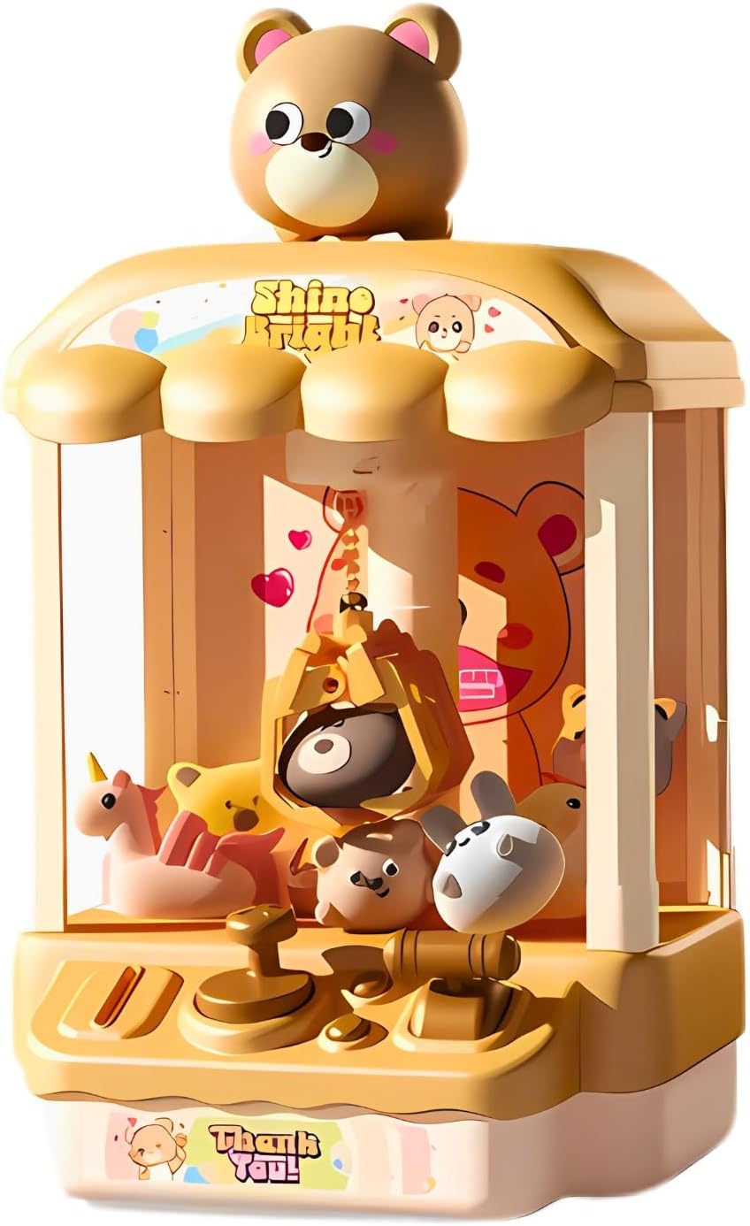Дитячий ігровий автомат з краном для лову іграшок Ведмедик ∙ Призовий вендинговий автомат з іграшками Ведмедик