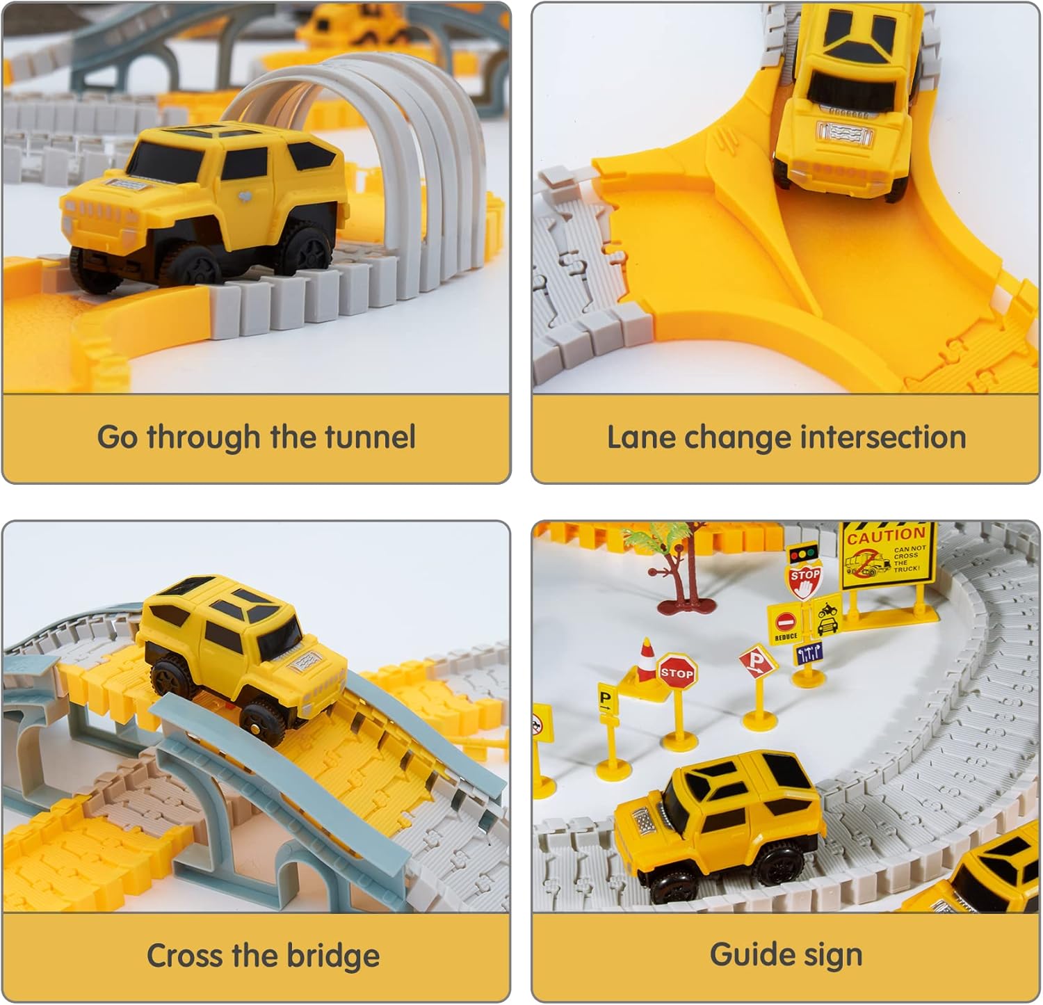 Дитячий автотрек City Truck 2032 на 345 деталей з машинками - мініатюра 2